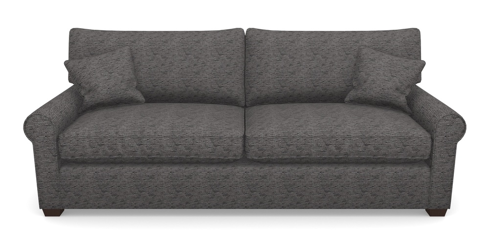 Product photograph of Bignor 4 Seater Sofa In Aqua Clean Oban - Jet from Sofas and Stuff Limited