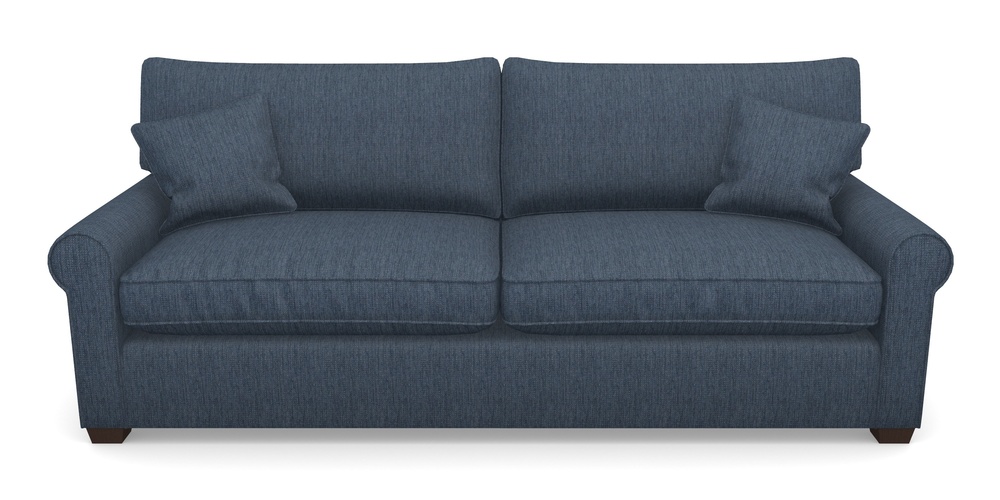Product photograph of Bignor 4 Seater Sofa In Aqua Clean Tenby - Navy from Sofas and Stuff Limited