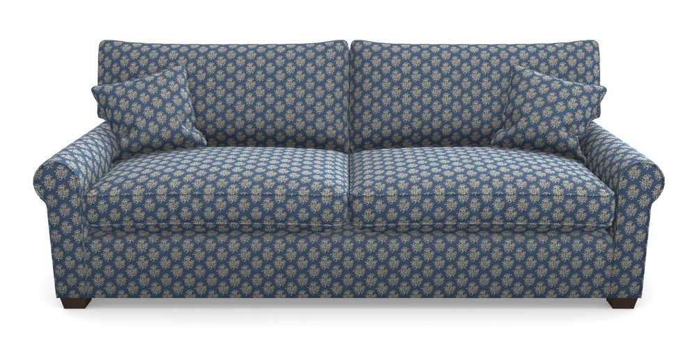 Product photograph of Bignor 4 Seater Sofa In Cloth 21 - Coral 1 - Bilberry from Sofas and Stuff Limited