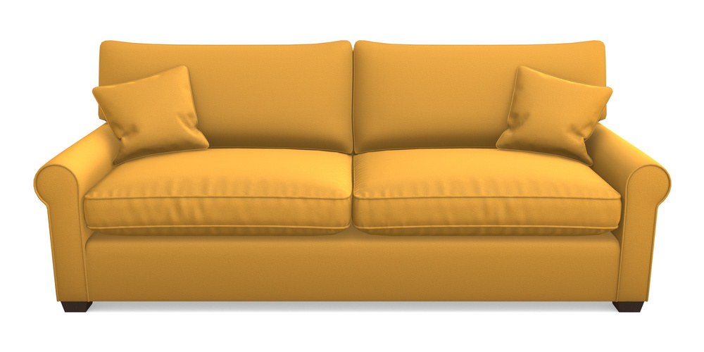 Product photograph of Bignor 4 Seater Sofa In Clever Glossy Velvet - Fools Gold from Sofas and Stuff Limited