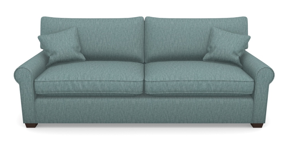 Product photograph of Bignor 4 Seater Sofa In Clever Cotton Mix - Teal from Sofas and Stuff Limited