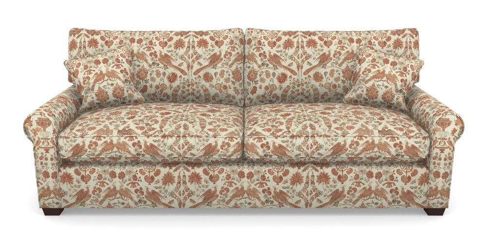 Product photograph of Bignor 4 Seater Sofa In V A Brompton Collection - Coromandel - Terracotta from Sofas and Stuff Limited