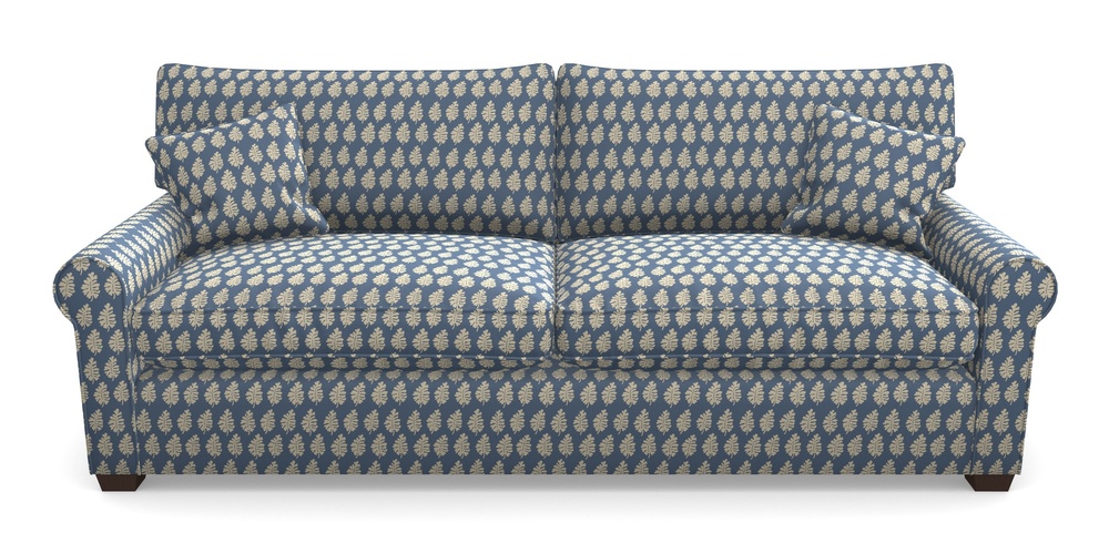 Product photograph of Bignor 4 Seater Sofa In Cloth 21 - Oak Leaf - Bilberry from Sofas and Stuff Limited