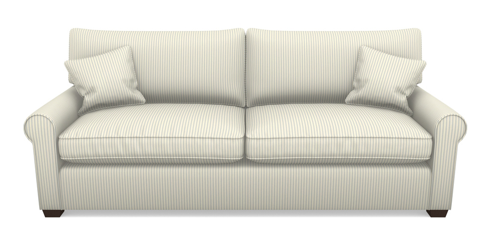 Product photograph of Bignor 4 Seater Sofa In Cotton Stripe - Sky from Sofas and Stuff Limited