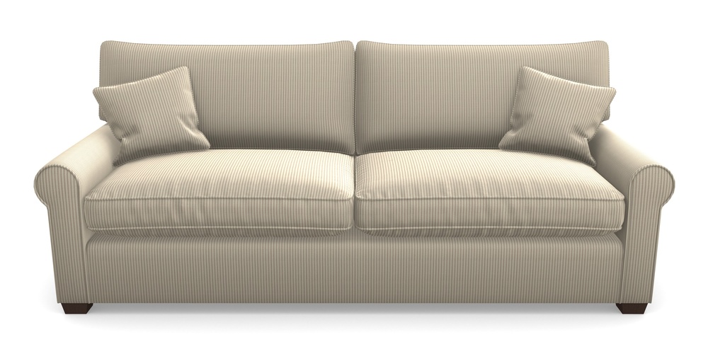 Product photograph of Bignor 4 Seater Sofa In Cloth 21 - Simple Stripe - Beech from Sofas and Stuff Limited