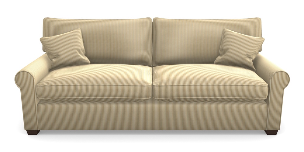 Product photograph of Bignor 4 Seater Sofa In Cloth 21 - Simple Stripe - Quince from Sofas and Stuff Limited