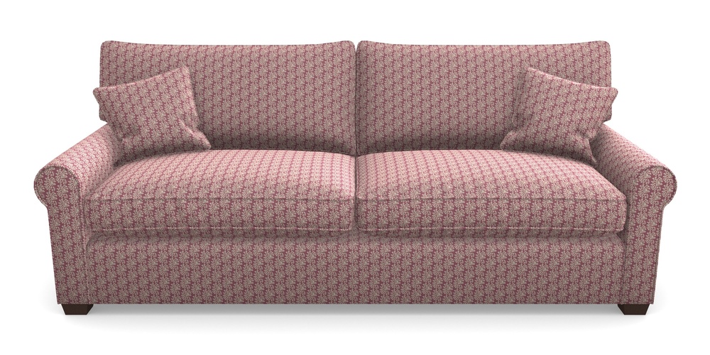 Product photograph of Bignor 4 Seater Sofa In Cloth 21 - Spring Twig - Cassis from Sofas and Stuff Limited