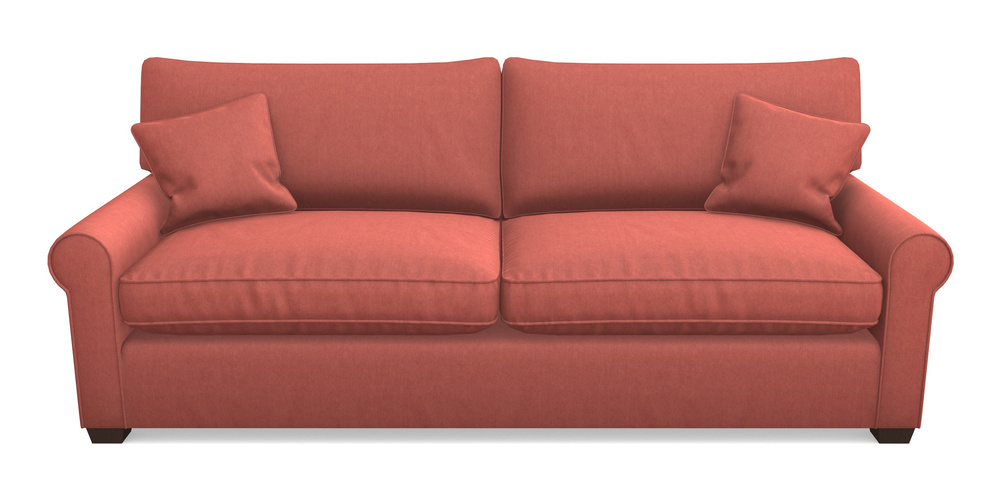 Product photograph of Bignor 4 Seater Sofa In Clever Tough And Eco Velvet - Damson from Sofas and Stuff Limited