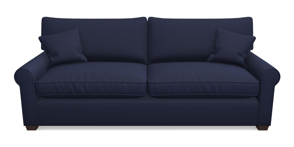 Product photograph of Bignor 4 Seater Sofa In Clever Tough And Eco Velvet - Indigo from Sofas and Stuff Limited