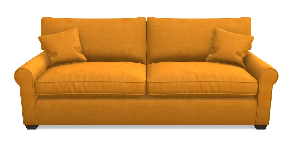 Product photograph of Bignor 4 Seater Sofa In Clever Tough And Eco Velvet - Spice from Sofas and Stuff Limited