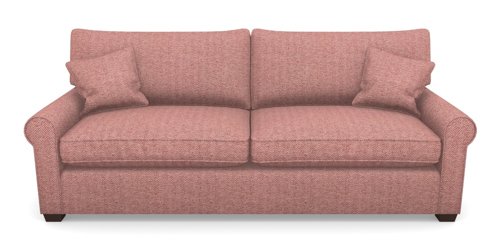 Product photograph of Bignor 4 Seater Sofa In Dundee Herringbone - Rose from Sofas and Stuff Limited