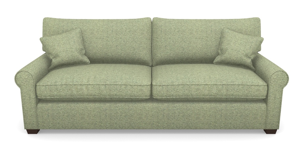 Product photograph of Bignor 4 Seater Sofa In Dundee Herringbone - Sage from Sofas and Stuff Limited