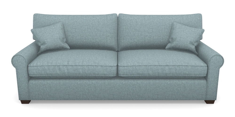 Product photograph of Bignor 4 Seater Sofa In Easy Clean Plain - Polar from Sofas and Stuff Limited