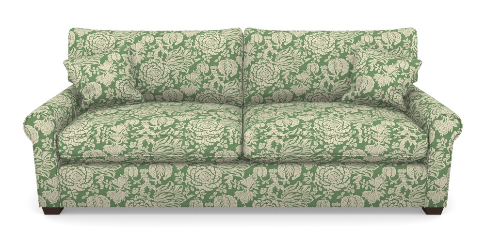 Product photograph of Bignor 4 Seater Sofa In V A Brompton Collection - Flowering Kale - Basil from Sofas and Stuff Limited