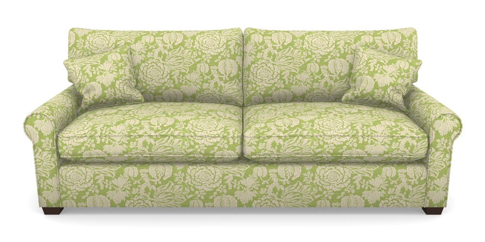 Product photograph of Bignor 4 Seater Sofa In V A Brompton Collection - Flowering Kale - Lime from Sofas and Stuff Limited