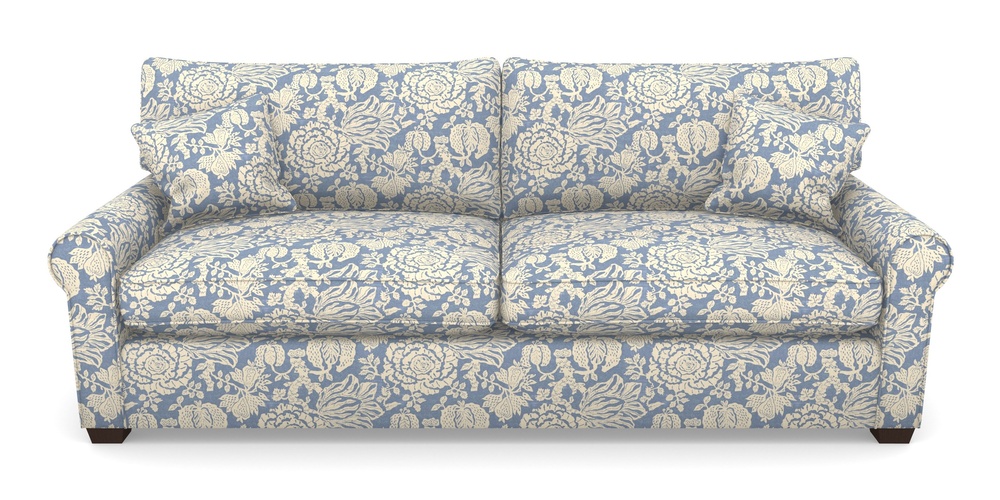 Product photograph of Bignor 4 Seater Sofa In V A Brompton Collection - Flowering Kale - Morning Blue from Sofas and Stuff Limited