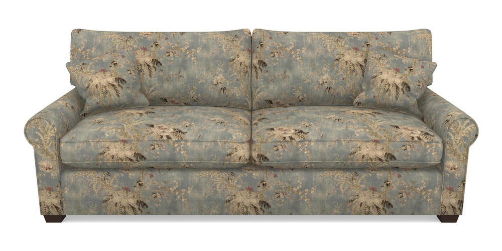 Product photograph of Bignor 4 Seater Sofa In Floral Linen - Zefferino Danish Girl from Sofas and Stuff Limited