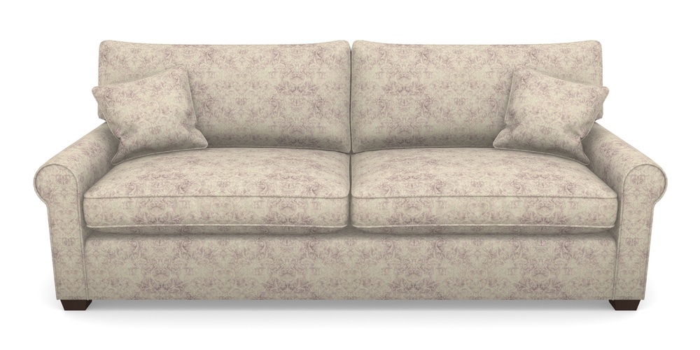 Product photograph of Bignor 4 Seater Sofa In Grace Linen - Grape from Sofas and Stuff Limited