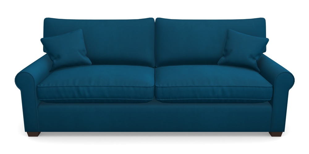 Product photograph of Bignor 4 Seater Sofa In House Clever Velvet - Ocean from Sofas and Stuff Limited