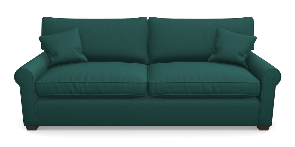 Product photograph of Bignor 4 Seater Sofa In House Velvet - Peacock from Sofas and Stuff Limited