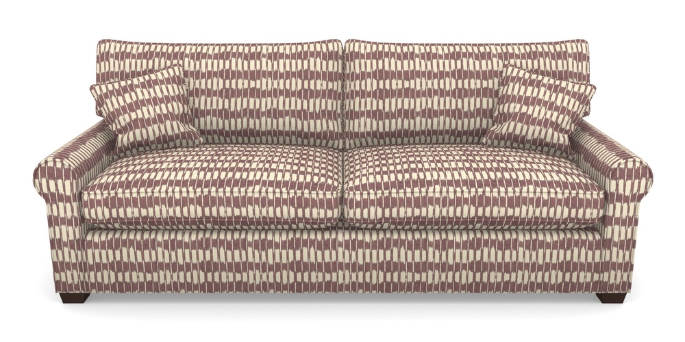 Product photograph of Bignor 4 Seater Sofa In V A Brompton Collection - Ikat - Cacao from Sofas and Stuff Limited