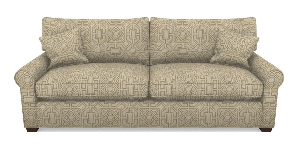 Product photograph of Bignor 4 Seater Sofa In Rhs Collection - Large Knot Garden Linen - Gold from Sofas and Stuff Limited