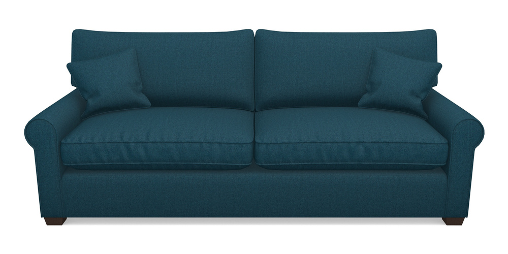 Product photograph of Bignor 4 Seater Sofa In Plain Linen Cotton - Ink Pot from Sofas and Stuff Limited