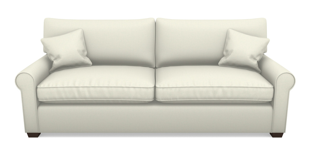 Product photograph of Bignor 4 Seater Sofa In Plain Linen Cotton - Meringue from Sofas and Stuff Limited