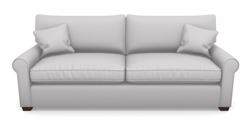 Product photograph of Bignor 4 Seater Sofa In Plain Linen Cotton - Seal from Sofas and Stuff Limited