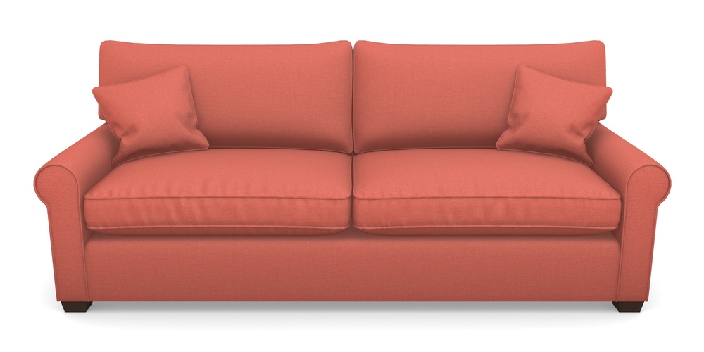 Product photograph of Bignor 4 Seater Sofa In Plain Linen Cotton - Tequila Sunset from Sofas and Stuff Limited