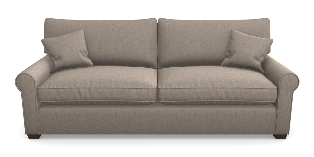 Product photograph of Bignor 4 Seater Sofa In Super Soft Velvet - Wicker from Sofas and Stuff Limited