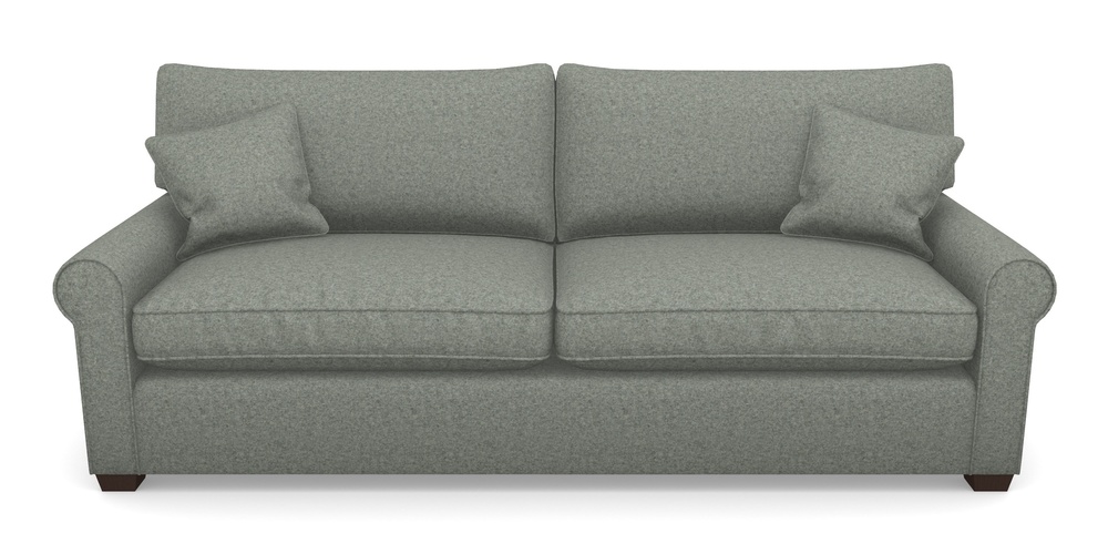 Product photograph of Bignor 4 Seater Sofa In Soft Wool - Wolf from Sofas and Stuff Limited