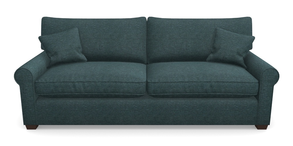 Product photograph of Bignor 4 Seater Sofa In Textured Velvet - Atlantic from Sofas and Stuff Limited