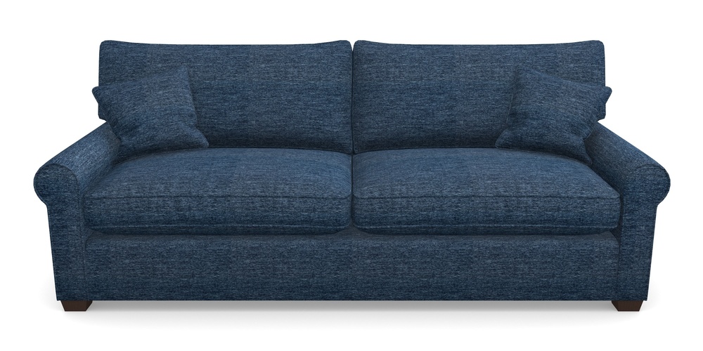 Product photograph of Bignor 4 Seater Sofa In Textured Velvet - Denim from Sofas and Stuff Limited
