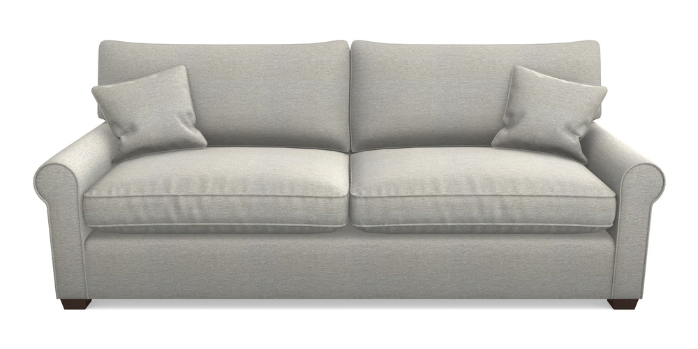 Product photograph of Bignor 4 Seater Sofa In Textured Velvet - Silver from Sofas and Stuff Limited