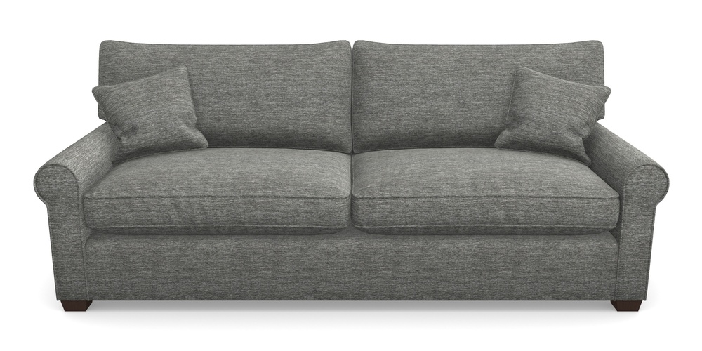 Product photograph of Bignor 4 Seater Sofa In Textured Velvet - Slate from Sofas and Stuff Limited