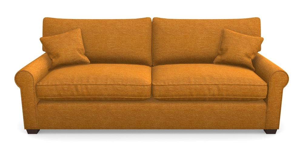 Product photograph of Bignor 4 Seater Sofa In Textured Velvet - Turmeric from Sofas and Stuff Limited