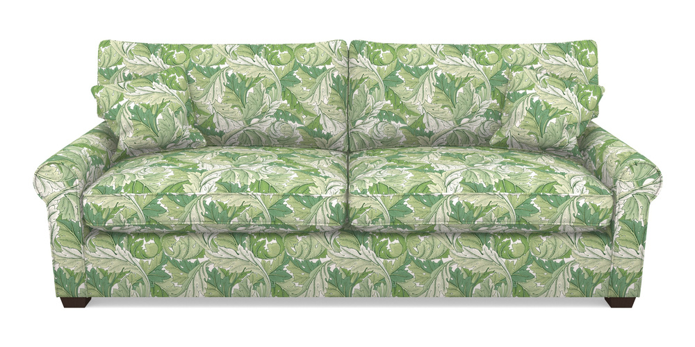 Product photograph of Bignor 4 Seater Sofa In William Morris Collection - Acanthus - Leaf Green from Sofas and Stuff Limited