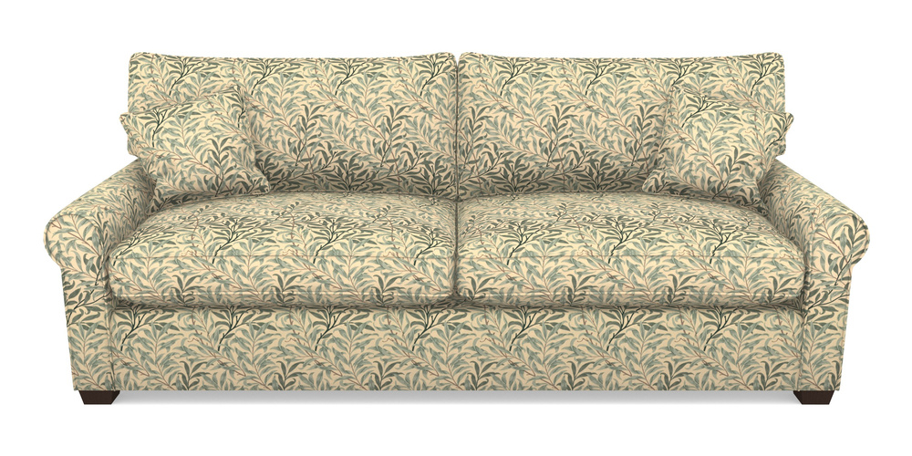 Product photograph of Bignor 4 Seater Sofa In William Morris Collection - Willow Boughs - Cream Pale Green from Sofas and Stuff Limited