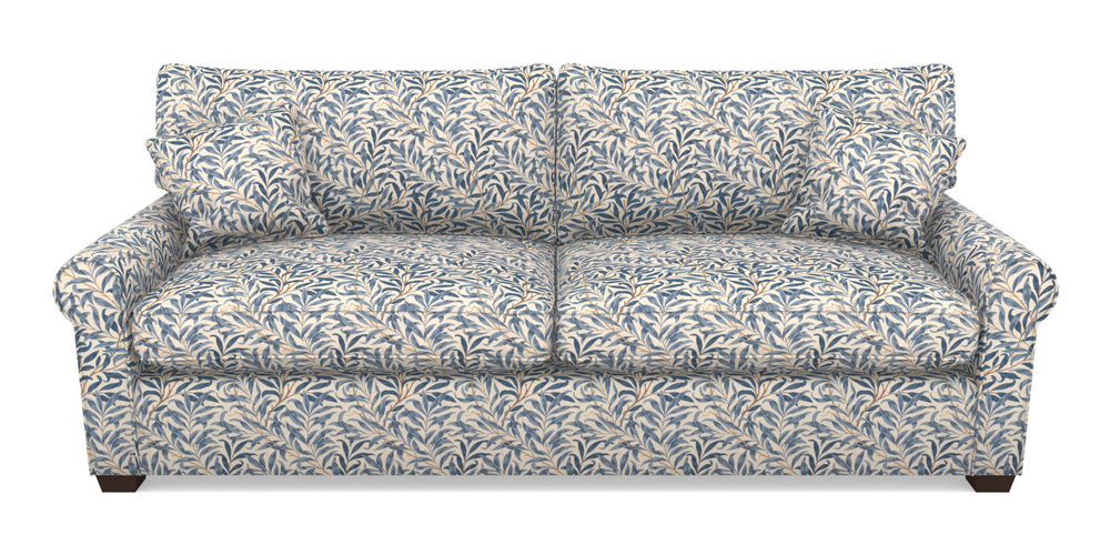 Product photograph of Bignor 4 Seater Sofa In William Morris Collection - Willow Boughs - Woad from Sofas and Stuff Limited