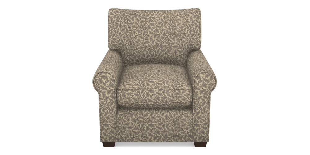 Product photograph of Bignor Chair In V A Drawn From Nature Collection - Oak Tree - Grey from Sofas and Stuff Limited