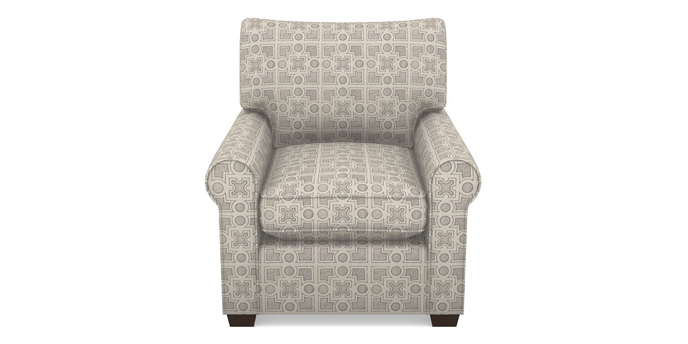 Product photograph of Bignor Chair In Rhs Collection - Small Knot Garden Cotton Weave - Grey from Sofas and Stuff Limited