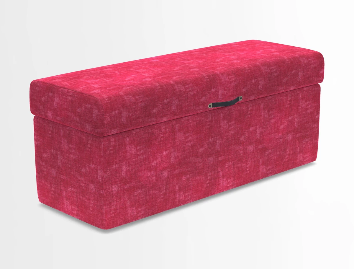 Birdham medium blanket box in Spill Resistant Gertrude Jekyll Ornamental Duck Egg and Alwinton 3 seater sofa in Spill Resistant Sussex Stripe Mocha