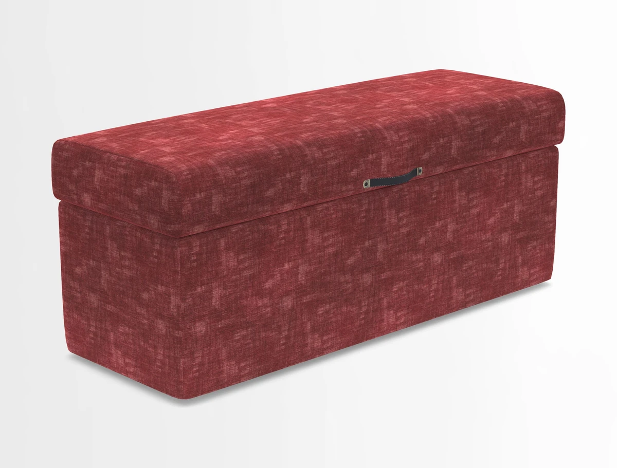 Birdham medium blanket box in Spill Resistant Gertrude Jekyll Ornamental Duck Egg and Alwinton 3 seater sofa in Spill Resistant Sussex Stripe Mocha