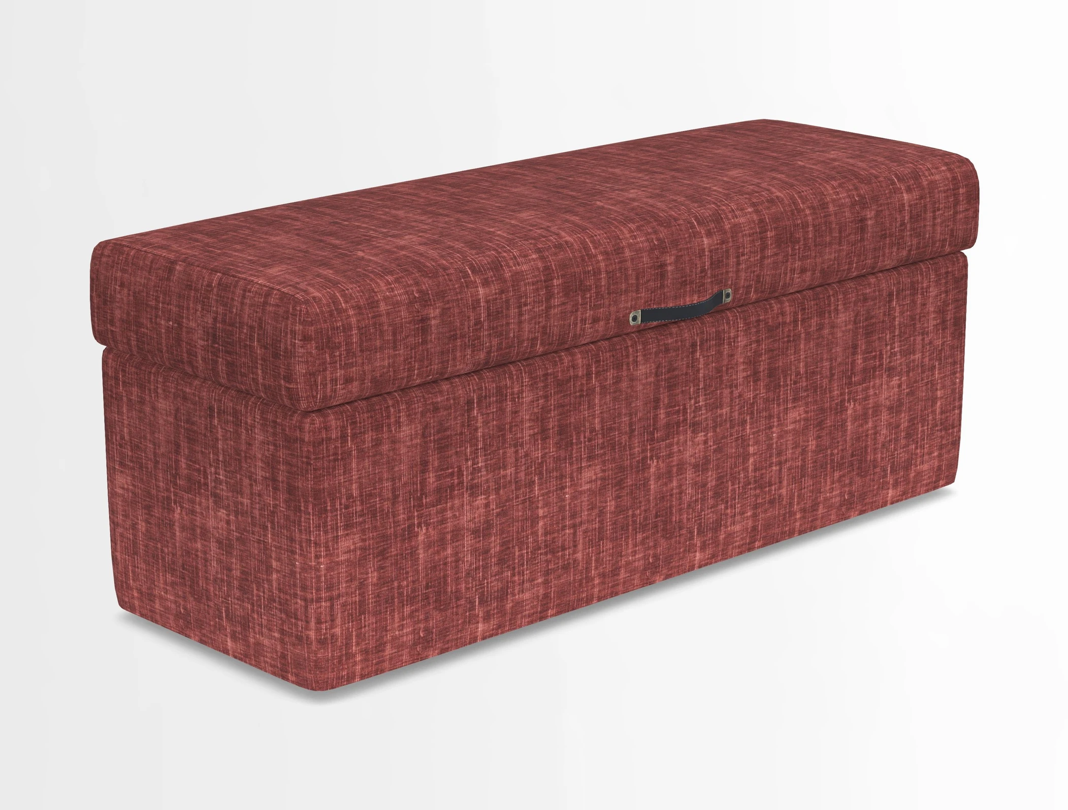 Birdham medium blanket box in Spill Resistant Gertrude Jekyll Ornamental Duck Egg and Alwinton 3 seater sofa in Spill Resistant Sussex Stripe Mocha