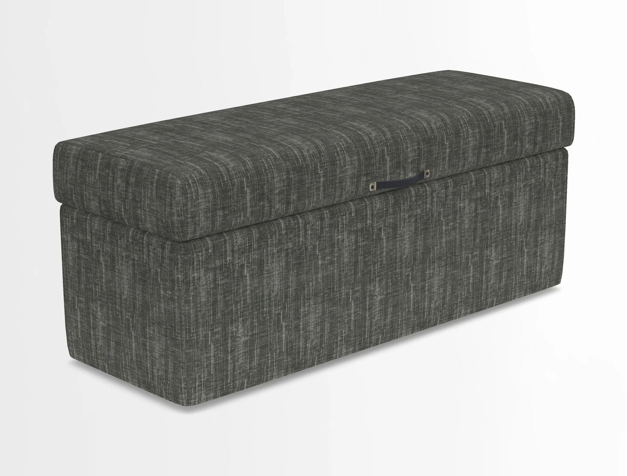 Birdham medium blanket box in Spill Resistant Gertrude Jekyll Ornamental Duck Egg and Alwinton 3 seater sofa in Spill Resistant Sussex Stripe Mocha