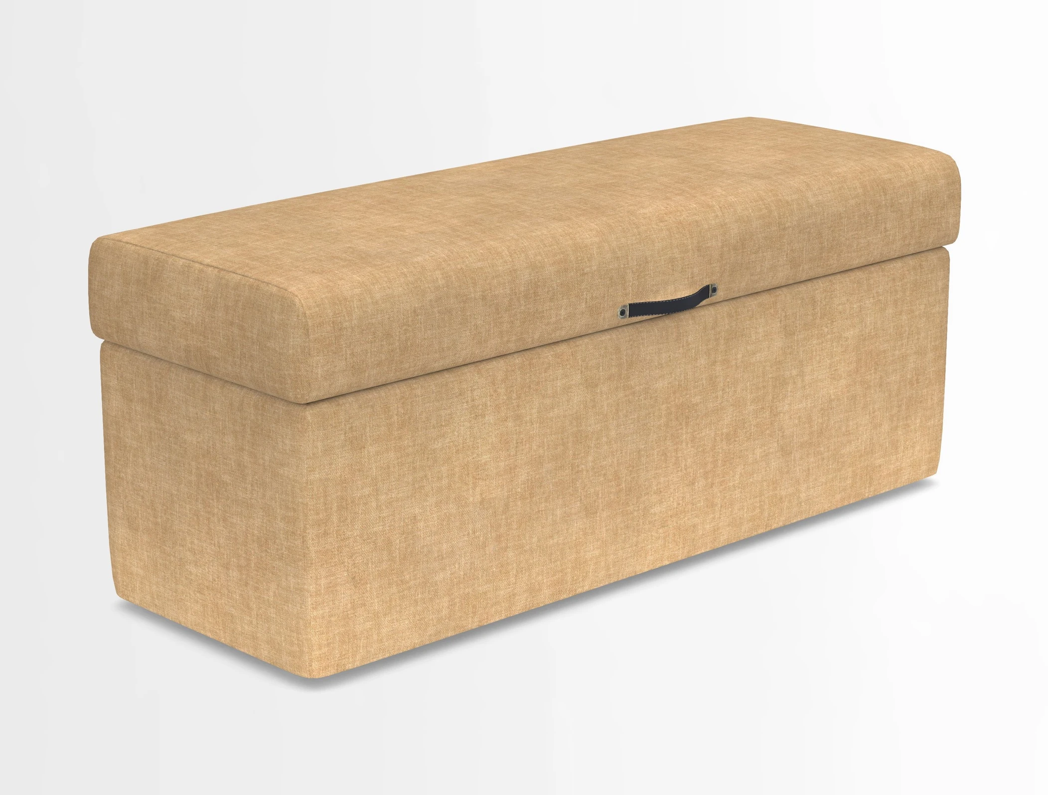 Birdham medium blanket box in Spill Resistant Gertrude Jekyll Ornamental Duck Egg and Alwinton 3 seater sofa in Spill Resistant Sussex Stripe Mocha