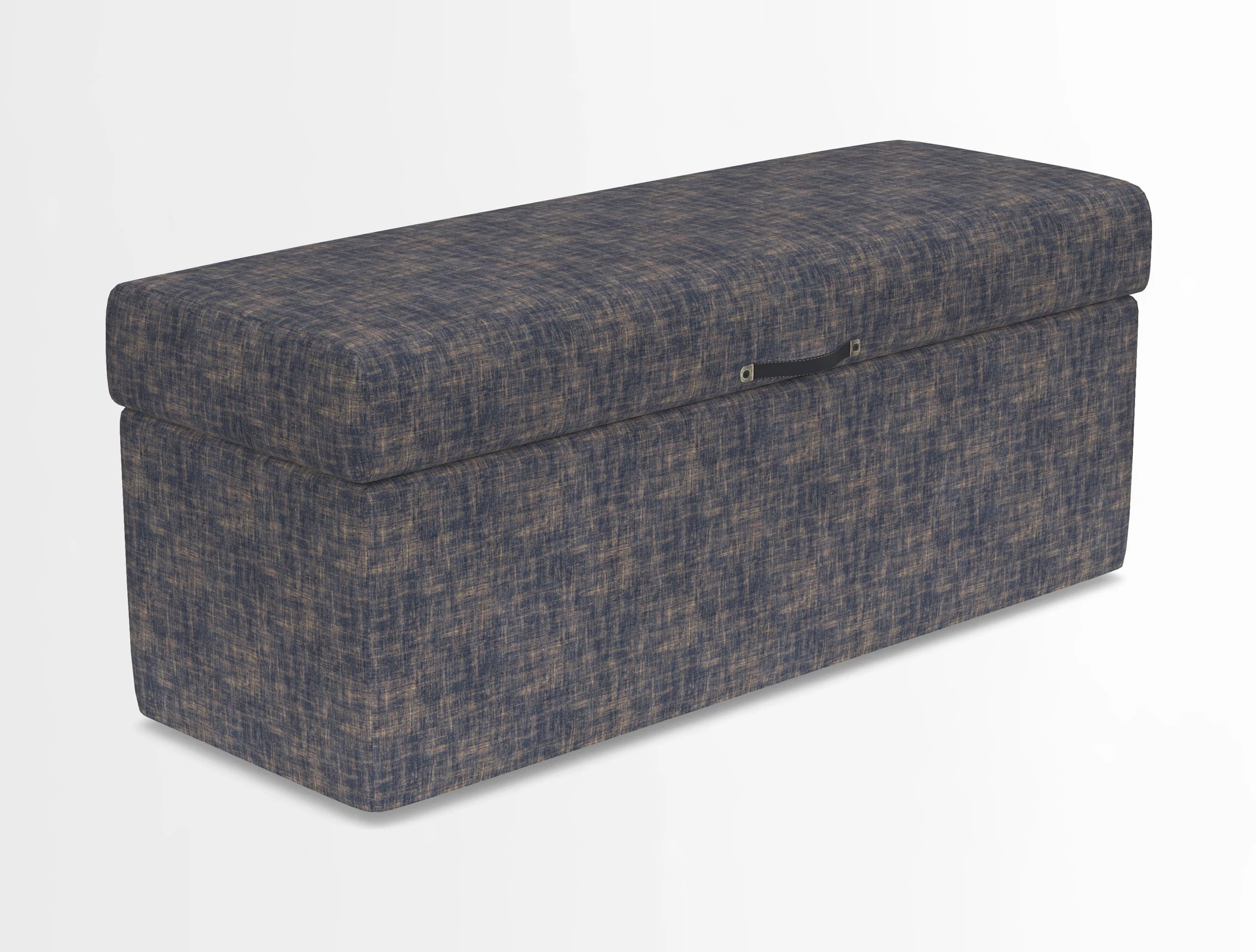 Birdham medium blanket box in Spill Resistant Gertrude Jekyll Ornamental Duck Egg and Alwinton 3 seater sofa in Spill Resistant Sussex Stripe Mocha