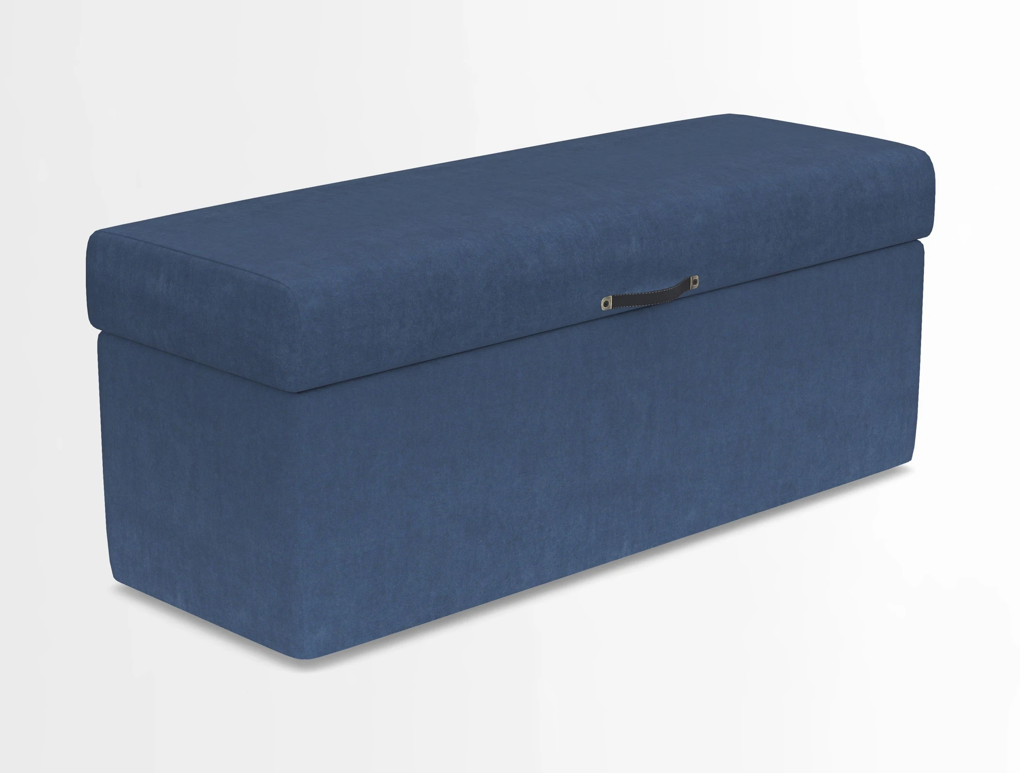 Birdham medium blanket box in Spill Resistant Gertrude Jekyll Ornamental Duck Egg and Alwinton 3 seater sofa in Spill Resistant Sussex Stripe Mocha