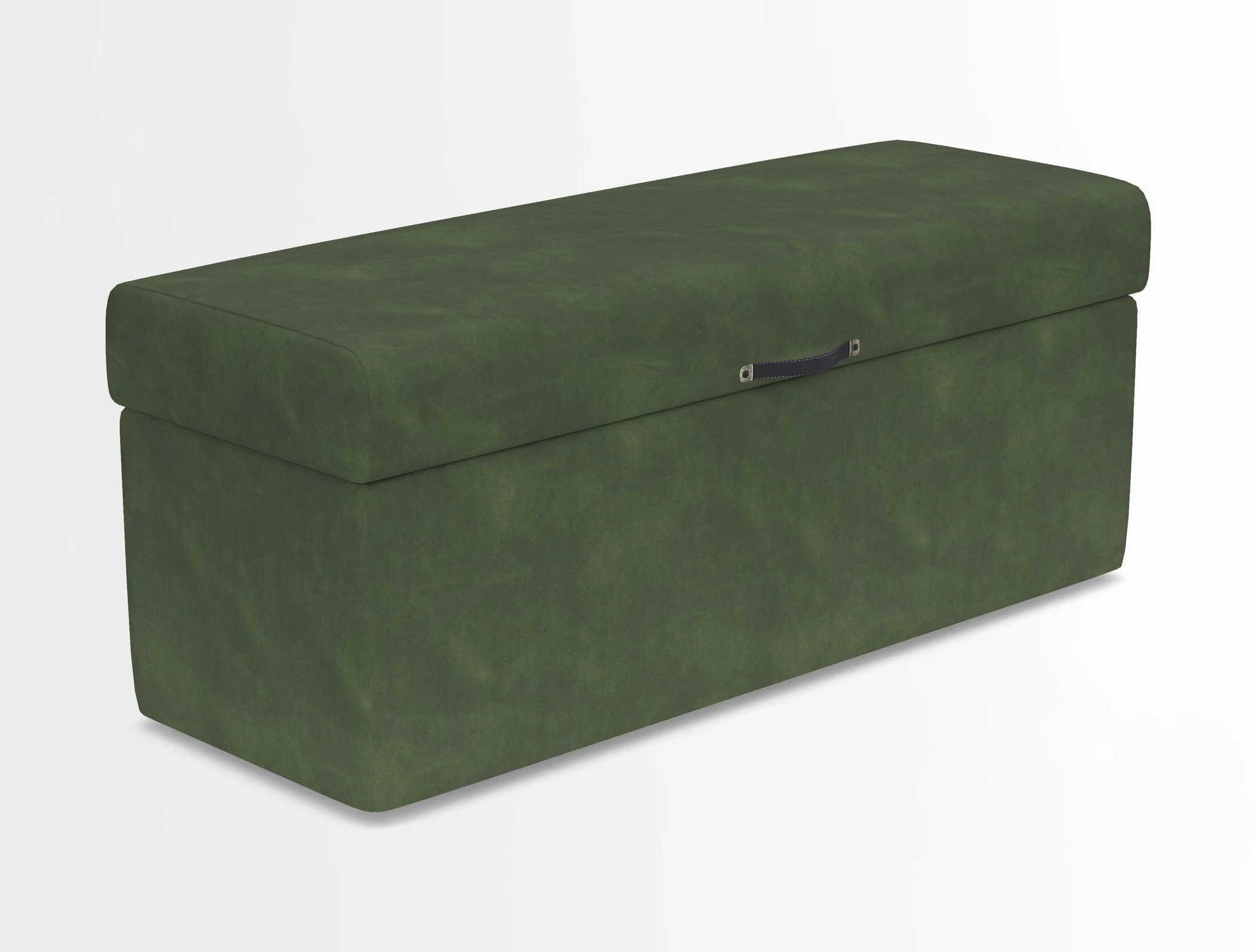 Birdham medium blanket box in Spill Resistant Gertrude Jekyll Ornamental Duck Egg and Alwinton 3 seater sofa in Spill Resistant Sussex Stripe Mocha